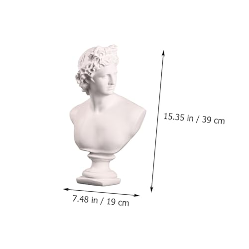 Sculpture David plâtre ornement maison décoration intérieur bureau