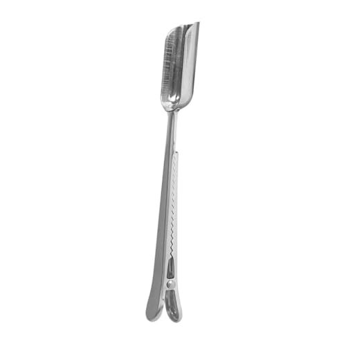 STOBAZA Stainless Steel Tea Spoon Scoop with Clip Portable Tea Shovel for Loose Leaf Tea Compact and Practical Design for and Use