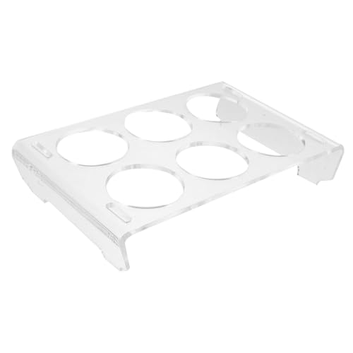 COLLBATH 冷蔵庫用卵ホルダー アクリル製卵収納ボックス 大容量保存容器 ダイニングテーブル キッチン対応