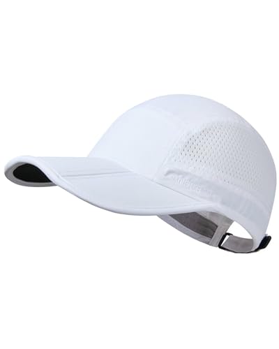 GADIEMKENSD Folding Running Man Hat,Visors Sport Cap Summer Mesh Quick-Drying Hat Women Baseball Cap...