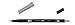 Produktbild Tombow ABT-N65-1P Fasermaler Dual Brush Pen mit zwei Spitzen, geblistert cool grau 5, cool grey 5