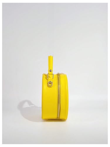 Verdusa Women's Y2K Lemon Crossbody Bags Top Handle PU Leather Shoulder Handbags3