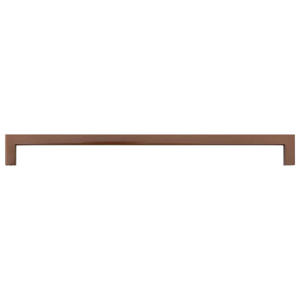 Mangloder - Juego de 5 tiradores de acero inoxidable en color bronce, 320 mm, pomos de armario para armarios, cómodas, muebles de cocina, muebles de baño, muebles de salón, duraderos, inoxidables, con