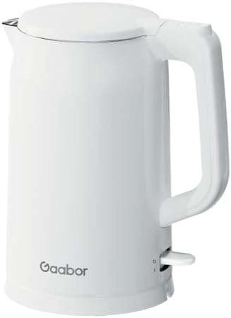Chaleira Elétrica Branca 1,7l 1450W Aço Inox e Cabo Retrátil 110V...