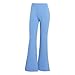Adidas Women's All SZN Soft Lux Flared Pants, Blue Fusion, Medium