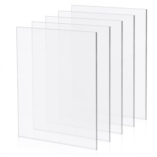 5mm Clear Polycarbonate Sheet A4 297 x 210mm UV Resistant Plastic Panel