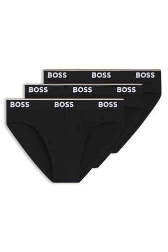BOSS Mens Pack Of Logo Waistband Briefs