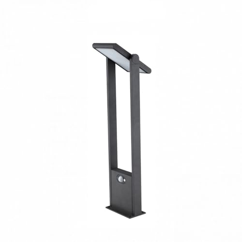 Spot à énergie solaire POPA 60 cm noir pour illuminer un jardin sombre