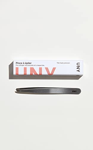 UNY Pince À Épiler En Acier Inoxydable Avec Boîtier Biodégradable - Pince A Epiler Professionnelle Très haute précision Et Adapté À Tous Cover