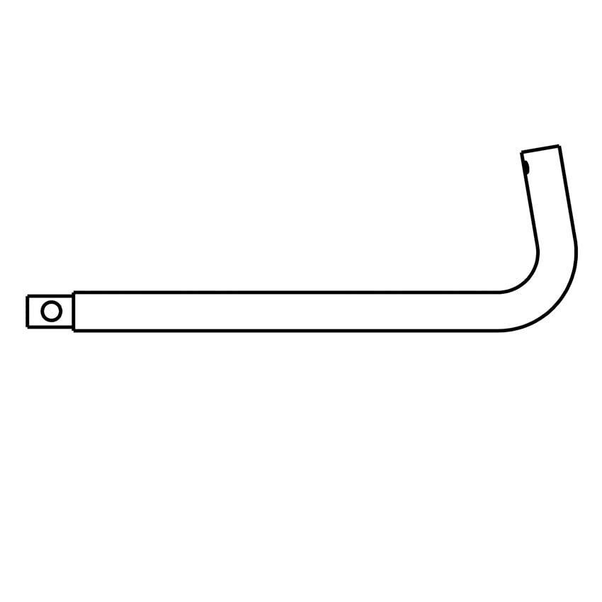 UnbeatableOffers Trampoline Replacement Leg Part, 12ft Trampoline Right L-Shaped Leg 6A