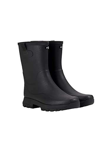 Aigle Damen Alya Black Gummistiefel, Schwarz, 41 EU