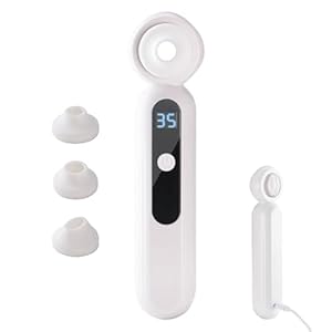 Tête noire de nez – Instrument d'extraction professionnel, pointe en silicone souple, outil de beauté réutilisable, nettoyage de précision Longtail Keyword | Dissolvant de pores du visage pour soins d