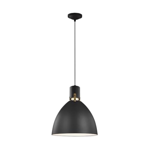 Feiss-Sean Lavin-Pendant 1 Light in Contemporary Style-14.13 Inch Wide by 17 Inch Tall-Matte Black Finish