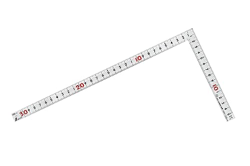 Shinwa Sokutei 10647 Curb Scale, Same Masterpiece, Silver, 11.8 inches (30 cm)