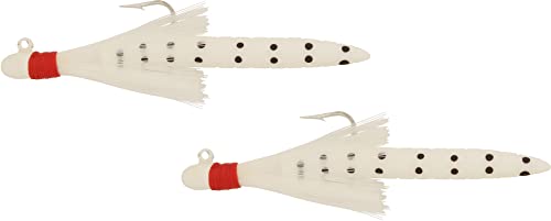 Snapklik.com : H&H Speck Tail Rig Fishing Lures Pre-Rigged Double Rig ...