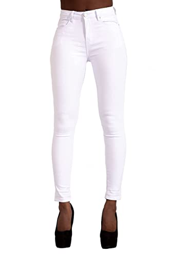Pantalon Blanco Tiro Alto ✔️ vaqueros.store - 【 2022 】