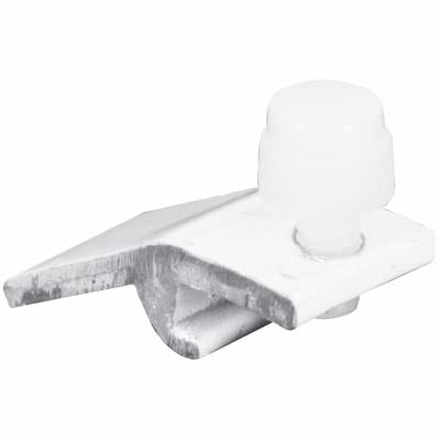 T 8727 White Storm Door Self Locking Panel Clip, 5/16 in, 8-Pk. - Quantity 6