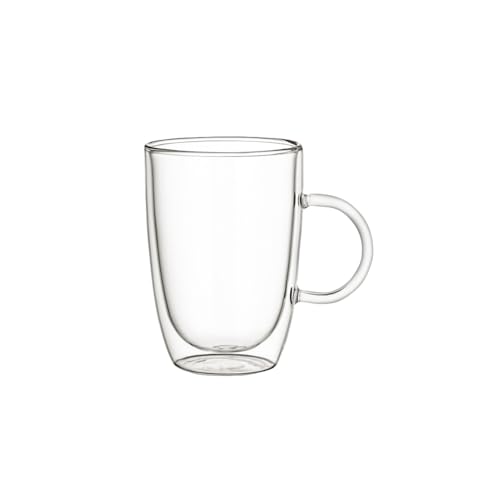 Villeroy & Boch Artesano Vaso Con Asa Para Latte Macchiato 2 Piezas Claro, Apto Para Lavavajillas, …