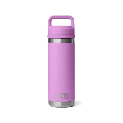 Image of YETI Rambler 18 oz Bottle, Leakproof, Vacuum Insulated, Stainless Steel with Chug Cap, Desert Bloom