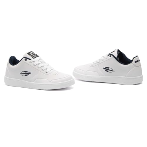 Tênis Mormaii Urban Stance Casual Masculino Original (Branco-Azul, BR, Adulto, Numérico, 36)