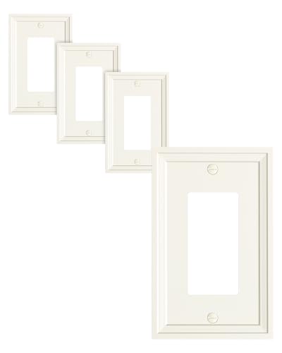 4-Pack Natural Bamboo Fiber Decorator Outlet Cover Plate