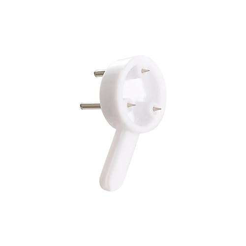 Image of 20Pcs /Pack Photo Frame Hook White Plastic Hanger Non-Mark Hook Without Nails Picture Photo Hook Frame Hangers for Hardware
