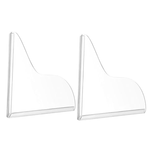 STOBAZA 2pcs Bathtub Corner Guard: L-Shaped Water Blocking Plate - for Curved Tubs & Tile Walls - for Pet Bathing & Kids' Splash Control