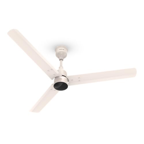 Image of Polycab Wizzy Plus 1200mm 5-Star BLDC, Remote Ceiling fan for Living Room| 55% Energy Saving, High Air Delivery | 3+1 yr Warranty【Beige Rosegold】