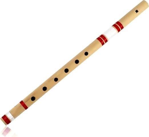ARYANSH SHOPPE Handmade Wooden Bamboo Flute Basuri Musical Instrument For Gifting And Janmastami, (Pack Of 2)-picture-20