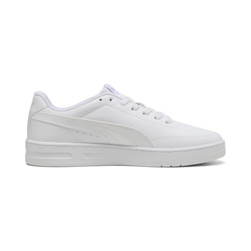 Puma Court Classic Clean Sneaker, Unisex, Weiß, Kühles Hellgrau, 11 UK – Ansicht 5