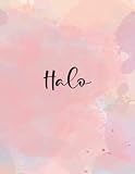 Halo: Personal Name Dot Gird | The Notebook For Writing Journal or Diary Women & Girls Gift for Birthday, For Student | 160 Pages Size 8.5x11inch - V.959 Halo: Personal Name Dot Gird | The Notebook For Writing Journal or Diary Women & Girls Gift for Birthday, For Student | 160 Pages Size 8.5x11inch - V.959