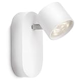 Philips LED Star Faretto 1 Punto Luce, Orientabile, LED Integrato, 4.5W, Bianco