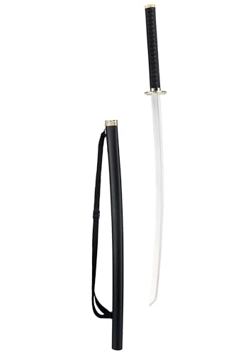Metallic Katana Ninja Black Sword and Sheath Prop | Ninja Accessories Standard