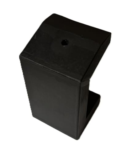 EffjWoodProducts Webcam Stand (Solid Wood, Podium) (Flat Black, 4