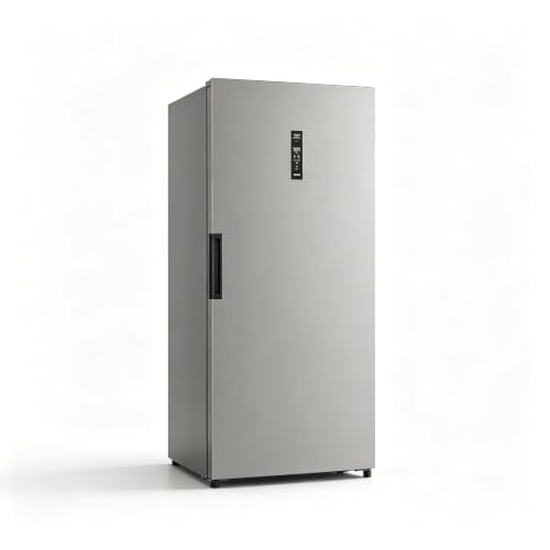14 Cu.Ft Upright Freezer, Single Door Standing Freezer with Digital Temperature Control, Energy Saving, Deep Deodorization, Dual Cooling System, LED Interior Light, for Kitchen Office Garage Apartment