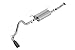 BORLA 140680BC Cat-Back Performance Exhaust System 2016-2023 Toyota Tacoma V6 T-304 Stainless Steel Single Right Rear Exit Single 4" Round Black Chrome Tip