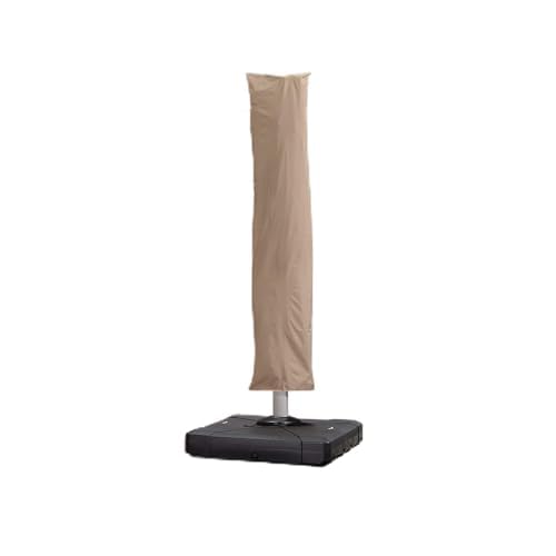 Housse Parasol Déporté PURPLE LEAF 221 X 61 Cm - Kaki, Polyester 250g, UPF50+, Fermeture Éclair Et Cordon, Protection Durable