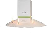 THEA Pearled Powder Candle – Unscented, Non-Toxic, Refillable Candle Sand – Long Lasting Up to 120 Hours – Luxury DIY Candle Kit with 25 Wicks for Candle Making & Home Decor