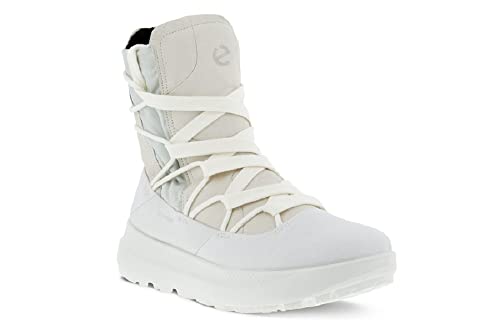 Botte blanche Goretex Ecco chaussure montante imperméable 42016350236 à lacets
