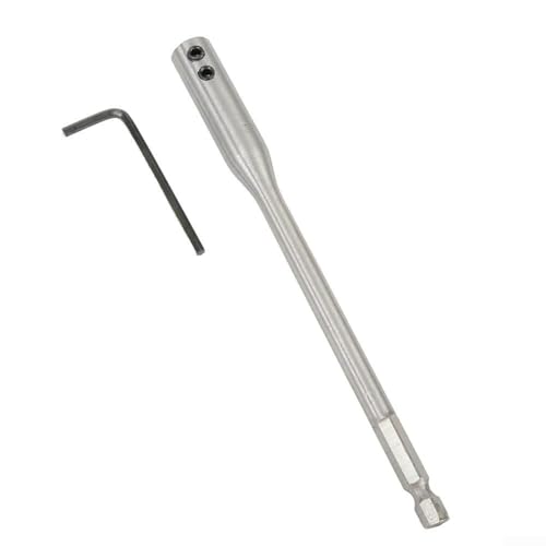 Juego de 2 barras de extensión de brocas de 150 mm, 300 mm, vástago hexagonal (150 mm)