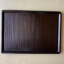 桂 黒漆我谷盆 折敷 №3 桂黒漆我谷盆(かつらくろうるしわがたぼん) 約