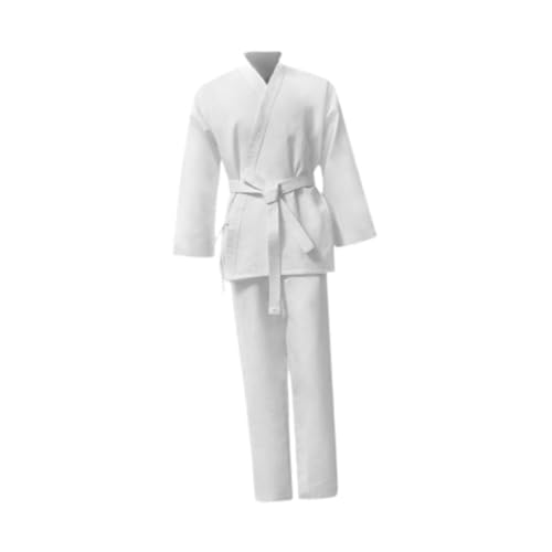 Menolana Karate Uniform Karate Suits Set Long Sleeves Lightweight Breathable Karate Gi Karate Clothes for Sparring Training Exercise, 180