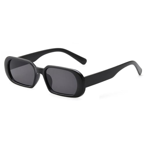 Lunettes de soleil rectangle vintage LVTFCO pour femmes et hommes