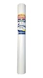 JUFOL Multi-Fix Abdeckvlies selbsthaftend (1 x 10 m - 10 m², weiß, aus 100% Polyesterfasern, Rückseite mit PE-Folie, besonders rutschfest, für Innenbereich und trockene Flächen, Abdeckplane) 10871