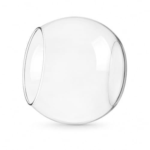Image of SINOMAN Clear Glass Dome for Wall, Ceiling & Pendant Lights | durable Transparent