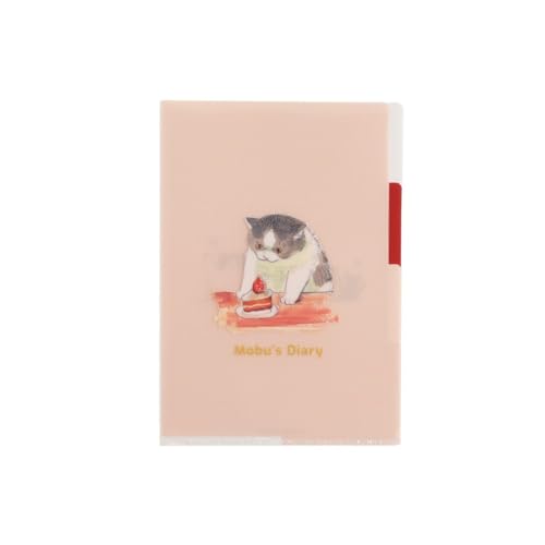 Overglad 三毛猫モブは猫缶を稼ぎたい Mobu's Diary A5ポケットクリアファイル Cake MBB-026