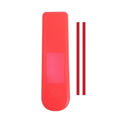 Housse tableau bord scooter anti-rayure Ninebot Max G2 étui silicone souple rouge