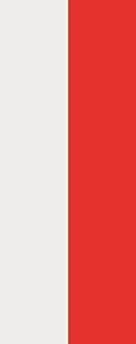 Drapeau de la Pologne U24 vertical 120x300 cm anti-enroulement pour mât