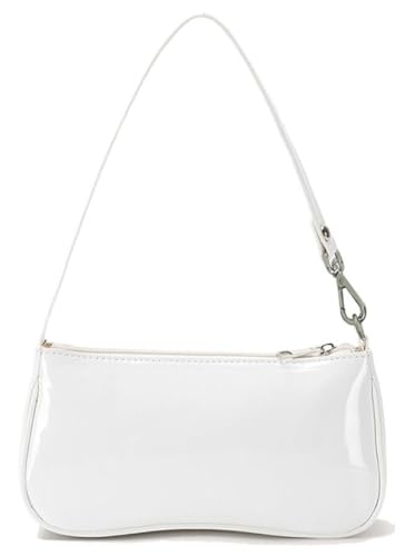 Image of Patent Leather Evening Purse Shiny Elegant Clutch Purse Mini Shoulder Bag