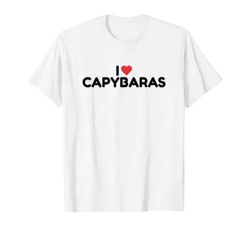Amo Capybaras Camiseta